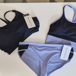 Athleta NWT 3 Piece Bikini Set